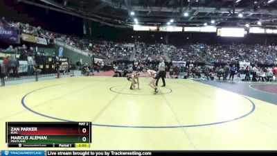 3A 113 lbs Quarterfinal - Marcus Aleman, Fruitland vs Zan Parker, Buhl