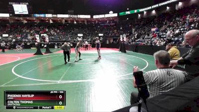 154 lbs Cons. Round 2 - Colten Thomas, Unattached vs Phoenix Hayslip, LVW2