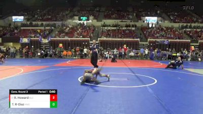 65 lbs Cons. Round 3 - Ryland Howard, Buzzsaw vs Tai`len Robles-Diaz, Heights Wrestling Club