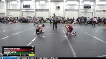 106 lbs Round 5 (10 Team) - Wyatt Hostettler, Gladiators vs Colton Lewis, Tar River