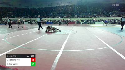 175 lbs Round Of 32 - Aiven Robbins, Catoosa Wrestling vs Bodie Adams, Sallisaw Takedown Club