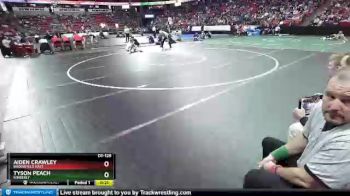 D1-126 lbs Cons. Semi - Aiden Crawley, Brookfield East vs Tyson Peach, Kimberly