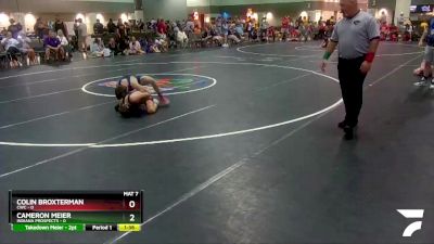 106 lbs Round 2 (6 Team) - Cameron Meier, Indiana Prospects vs Colin Broxterman, CWC