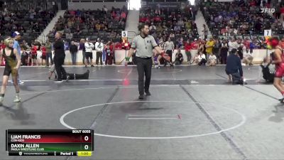 68 lbs Cons. Round 1 - Liam Francis, Con-Kids vs Daxin Allen, Paola Wrestling Club