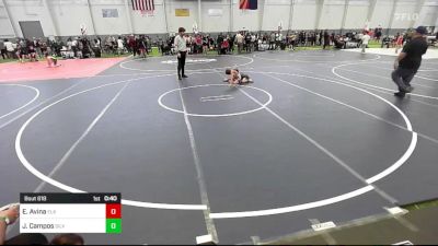 52 lbs Semifinal - Ezekiel Avina, Elk Grove Wr Ac vs Julian Campos, Silverback WC