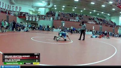 100 lbs Cons. Round 4 - Nolan Butcher, Leo Wrestling Club vs William Grafton-Hodgetts, Region Wrestling Academy