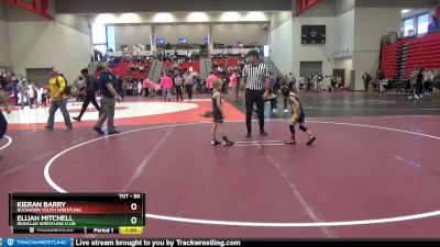 50 lbs Champ. Round 2 - Elijah Mitchell, Ironclad Wrestling Club vs Kieran Barry, Buckhorn Youth Wrestling