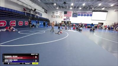 59 lbs 1st Place Match - Gabriel Ryan, Thermopolis Wrestling Club vs Greysen Seim, Douglas WC