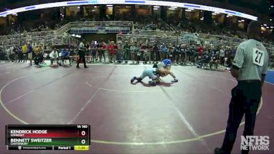 1A 160 lbs Quarterfinal - Bennett Sweitzer, Canterbury vs Kendrick Hodge, Somerset