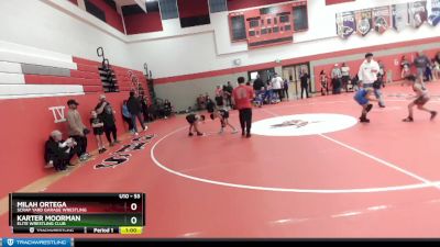 53 lbs Round 1 - Karter Moorman, Elite Wrestling Club vs Milah Ortega, Scrap Yard Garage Wrestling