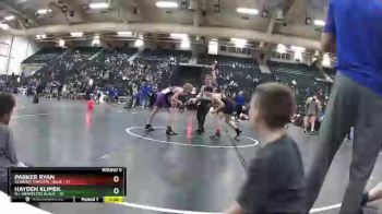 140 lbs Round 5 (6 Team) - Hayden Klimek, G.I. Grapplers Black vs Parker Ryan, Kearney Matcats - Blue