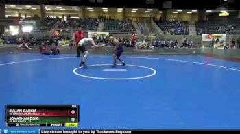 152 lbs Round 1 (6 Team) - Julian Garcia, 4A Baker/Powder Valley vs Jonathan Doig, 4A Philomath