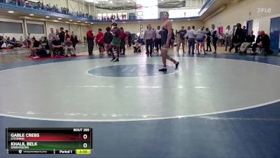 197 lbs Cons. Round 4 - Gable Crebs, Lycoming vs Khalil Belk, Greensboro