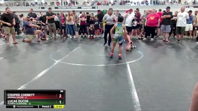 56 lbs Semis & 1st Wrestleback (8 Team) - Lucas Ducos, Florida Scorpions vs Cooper Corbett, Georgia United