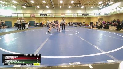 130-135 lbs Round 2 - Kamden Hunt, Ozark Jr High vs Fred Sheets Iv, Pleasant Hill Youth Wrestling