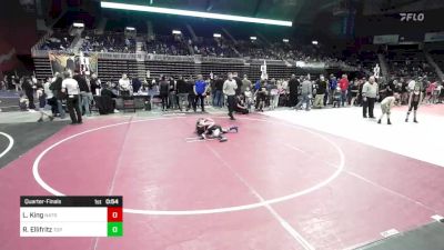 70 lbs Quarterfinal - Lindyn King, Natrona Colts WC vs Ridge Ellifritz, Top Of The Rock WC