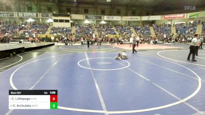 75 lbs Round Of 32 - Cody Littlepage, Gypsum Creek Middle School vs Ezaiah Archuleta, Monte Vista