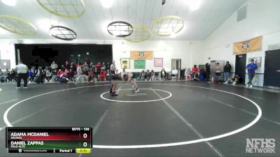 138 lbs Cons. Round 1 - Daniel Zappas, Palo Alto vs Adama Mcdaniel, Salinas