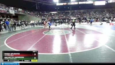 145G Cons. Semi - Brooklyn Anderson, Couer D Alene Girls vs Maria Sifuentes, Columbia Girls