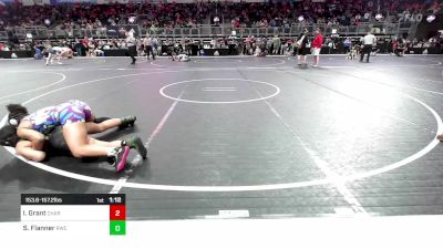 153.6-157.2 lbs Semifinal - Iy`Jah Grant, Charlies Angels (IL) vs Siobhan Flanner, Raider Wrestling Club