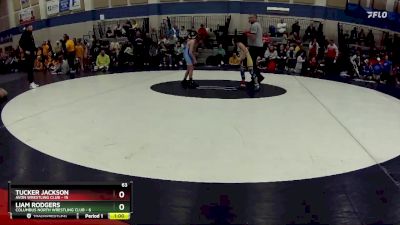 63 lbs Round 2 (3 Team) - Liam Rodgers, Columbus North Wrestling Club vs Tucker Jackson, Avon Wrestling Club