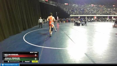 160 lbs Quarterfinal - Joshua Ringler, Moen Wrestling Academy vs Nolan Kriegel, Iowa