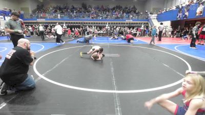 58 lbs Consi Of 4 - Baylon Reece, Grove Takedown Club vs Easton Ortiz, Keystone Wrestling Club