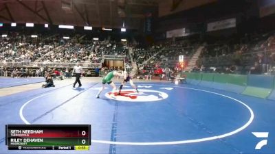 2A-145 lbs Cons. Round 1 - Seth Needham, Thermopolis vs Riley DeHaven, Moorcroft