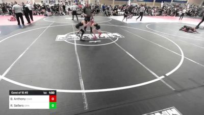 74 lbs Consi Of 16 #2 - Braden Anthony, Coast Training vs Royce Sellers, Grindhouse WC