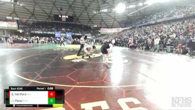 4A 132 lbs Cons. Semi - Isai Perez, Davis vs Stone Hartford, South Kitsap