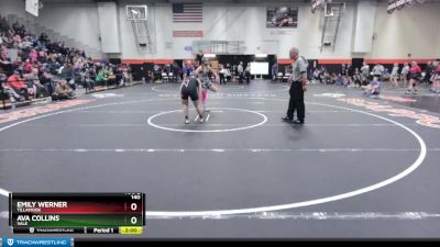 140 lbs Semifinal - Ava Collins, Vale vs Emily Werner, Tillamook