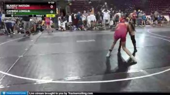 G-120 lbs Round 2 (4 Team) - Blakely Watson, Team WY vs Cambria Longlin, Team ID
