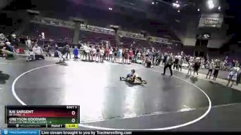 49 lbs Round 1 (10 Team) - Greyson Goodwin, Black Fox Wrestling Academy vs Kai Sargent, NE Titans