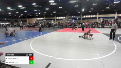 78 lbs Consi Of 16 #2 - Rico Quintana, Roy Wrestling vs Mauricio Gerber, Grindhouse WC