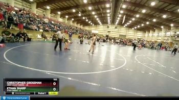 102 lbs Finals (2 Team) - Ethan Sharp, Utah Green vs CHRISTOPHER GROSSMAN, West Coast Riders