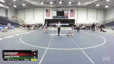 138 lbs Finals (4 Team) - Gianni Silvestri, Tioga Sr HS vs Dylan Bulger, John H Glenn HS