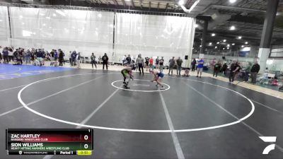 109 lbs Cons. Round 2 - Zac Hartley, Rangers Wrestling Club vs Sion Williams, Heavy Hitting Hammers Wrestling Club