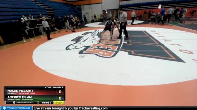 141 lbs Cons. Round 2 - Americo Milani, John Carroll University vs Mason McCarty, University Of Mount Union