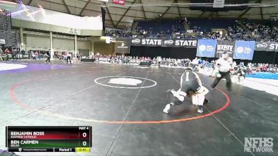 3A 160 lbs Cons. Round 3 - Benjamin Boss, Eastside Catholic vs Ben Carmen, Kelso