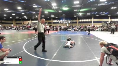 43 lbs Consi Of 8 #1 - Zane Montoya, Juggernaut WC vs Waylon Macke, F5 Grappling