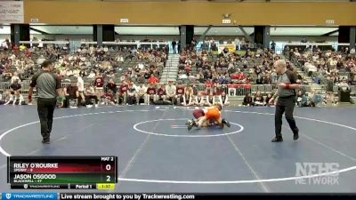 165 lbs Semifinals (8 Team) - Jason Osgood, Blackwell vs Riley O`Rourke, Sperry