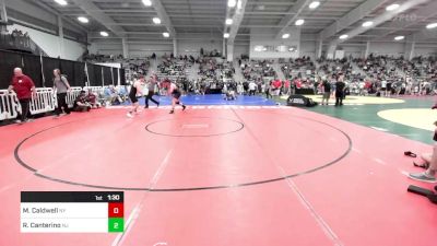 220 lbs Quarterfinal - Matthew Caldwell, NY vs Robert Canterino, NJ