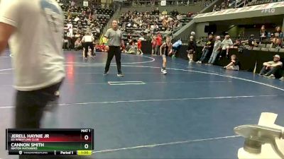 70 lbs Champ. Round 3 - Cannon Smith, Hinton Mathawks vs Jerell Haynie Jr, D3 Wrestling Club