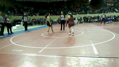 5th Place - Madison Berry, Perry Girls Wrestling Club vs Stefanie Ortiz, Sand Springs