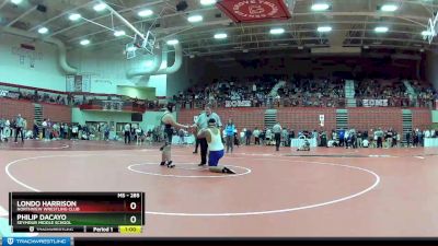 285 lbs Champ. Round 1 - Philip Dacayo, Seymour Middle School vs Londo Harrison, Northview Wrestling Club