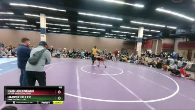 48-54 lbs Round 2 - Ryan Arceneaux, Keller Wrestling Club vs Harper Miller, Spartan Mat Club