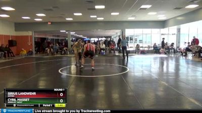 141-143 lbs Round 1 - Cyril Masset, Greeley West vs Sirius Landwehr, Eaton