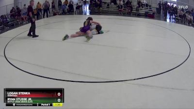 129 lbs Quarterfinal - Logan Stenka, Nebraska vs Ryan Stusse Jr., Battle Creek Brave Elite