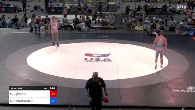 170 lbs Cons 32 #1 - Carter Egbert, Utah vs Lucas Owczarczak, California