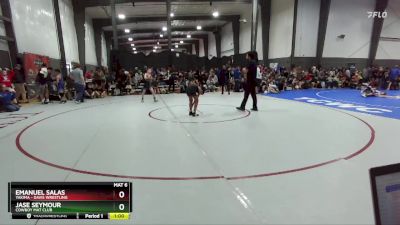 86 lbs Quarterfinal - Emanuel Salas, Yakima - Davis Wrestling vs Jase Seymour, Cowboy Mat Club